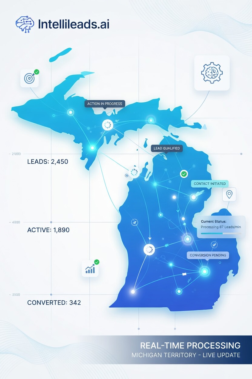 Michigan-First SEO - Michigan hand illustration